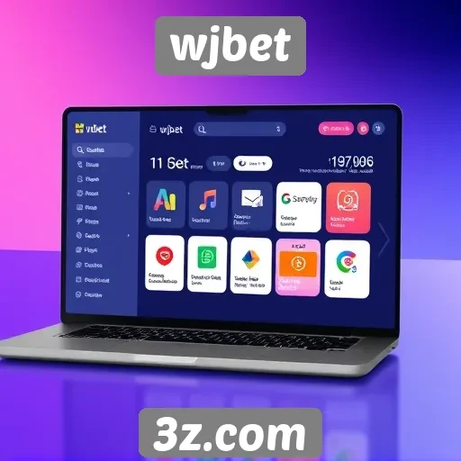 interface do wjbet é otimizada para usuários